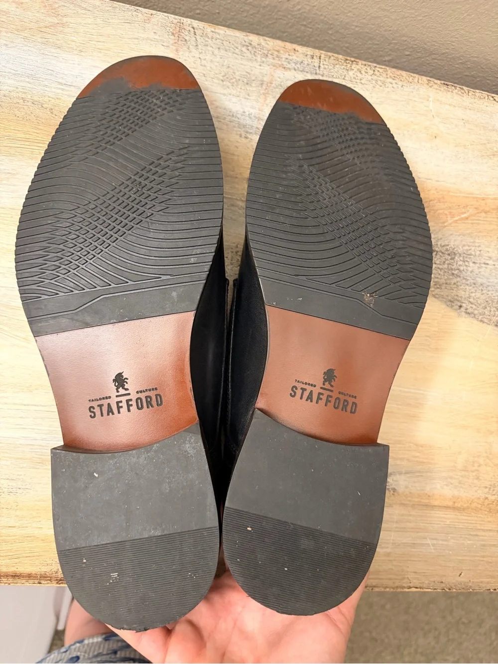 Stafford derby shoes